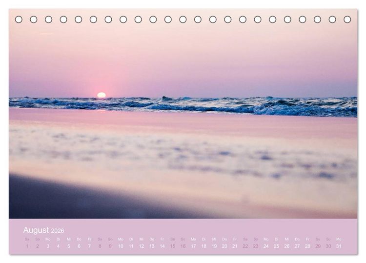 Produktbild: Berg, Land und Meer - Eine Reise durch die Landschaften (Tischkalender 2026 DIN A5 quer), CALVENDO Monatskalender