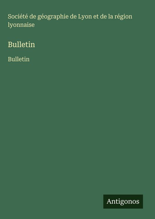 Produktbild: Bulletin