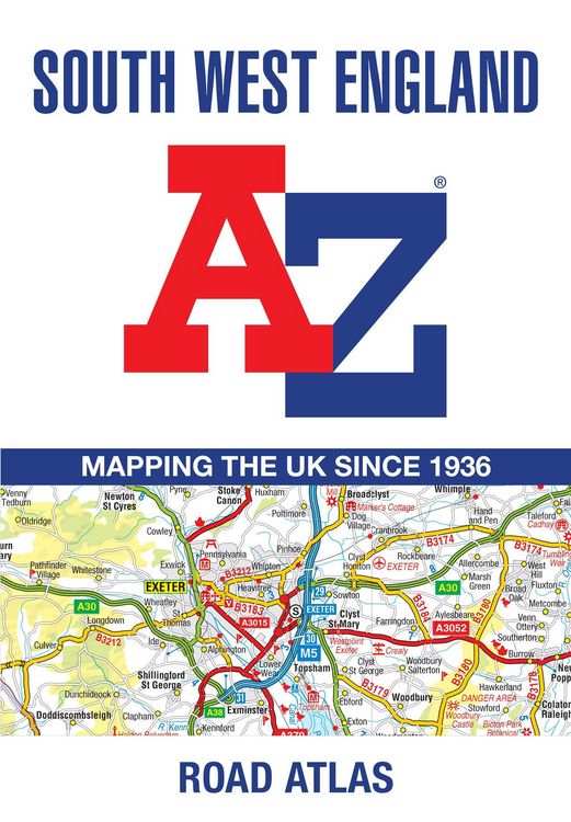 Produktbild: SOUTH WEST ENGLAND A-Z RD PB