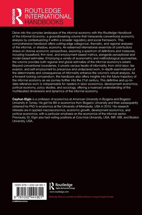 Produktbild: Routledge Handbook of the Informal Economy