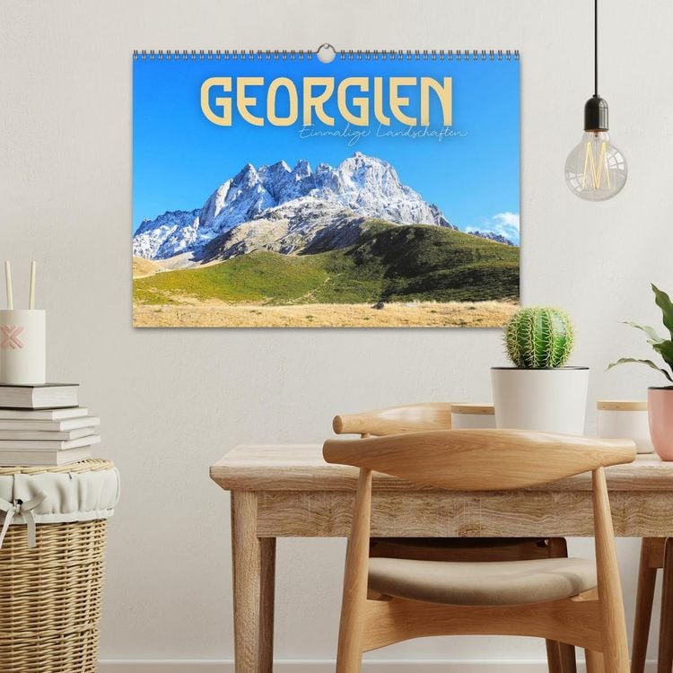 Produktbild: Georgien - Einmalige Landschaften (Wandkalender 2026 DIN A3 quer), CALVENDO Monatskalender