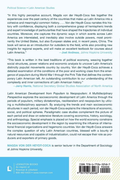 Produktbild: Latin American Development from Populism to Neopopulism