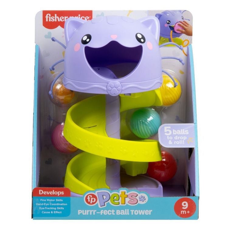 Produktbild: Fisher-Price FP Pets Perrr-fekter Ballturm Lernspielzeug für Babys und Kleinkinder
