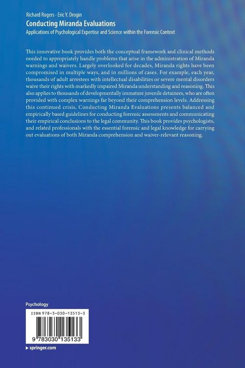 Produktbild: Conducting Miranda Evaluations