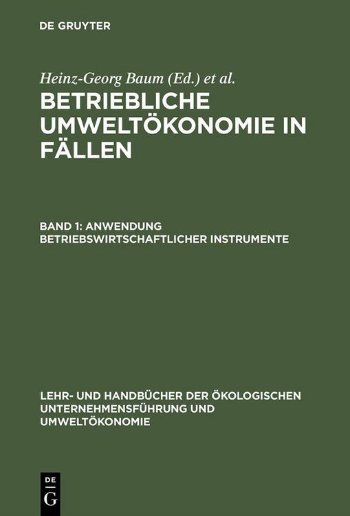 Produktbild: Anwendung betriebswirtschaftlicher Instrumente