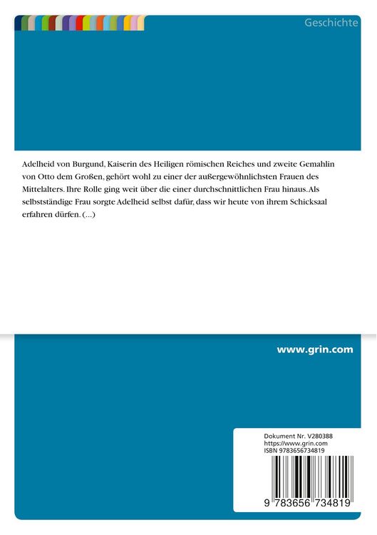 Produktbild: Fall und Aufstieg der Adelheid von Burgund. Politische und soziale Handlungsspielr&auml;ume einer Kaiserin