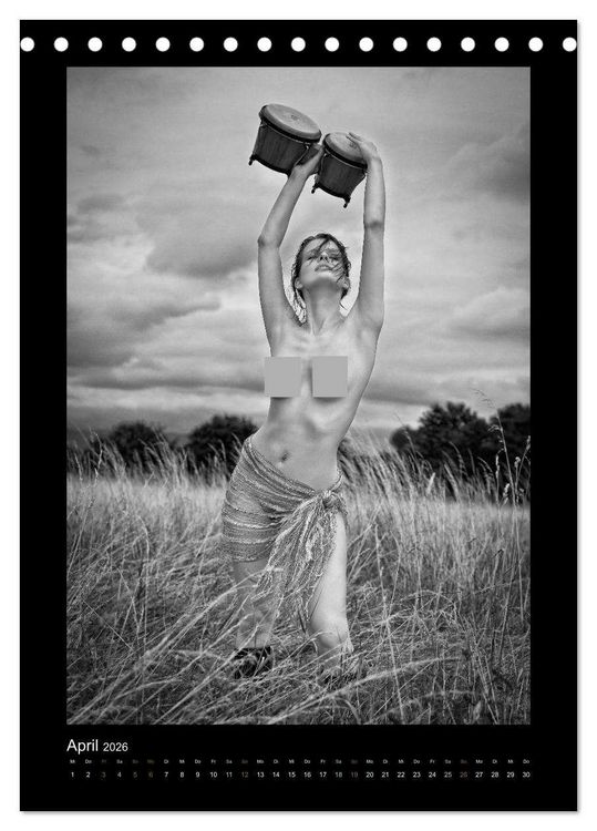 Produktbild: Eromusica - The Art Of Sensual Music (Tischkalender 2026 DIN A5 hoch), CALVENDO Monatskalender