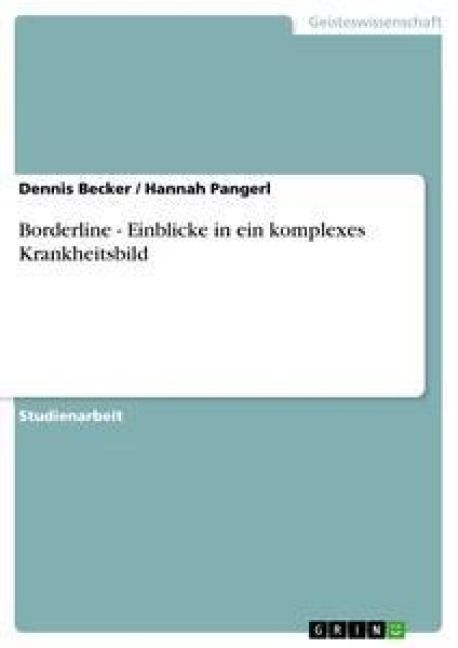 Produktbild: Borderline - Einblicke in ein komplexes Krankheitsbild