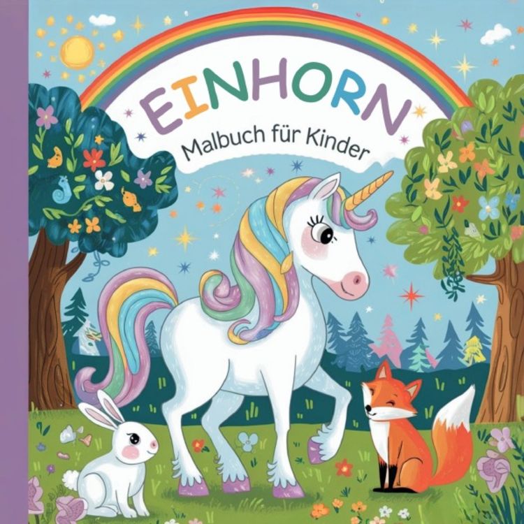 Produktbild: Einhorn Malbuch f&uuml;r Kinder