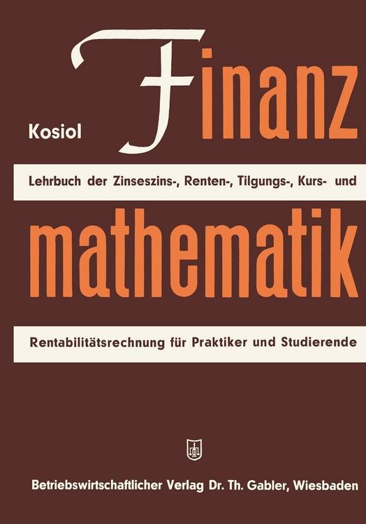 Produktbild: Finanzmathematik