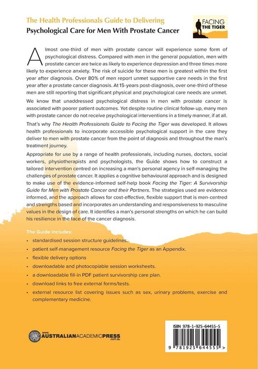 Produktbild: The Health Professionals Guide to Delivering Psychological Care for Men With Prostate Cancer