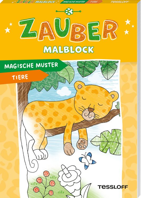 Produktbild: Zaubermalblock. Magische Muster. Tiere