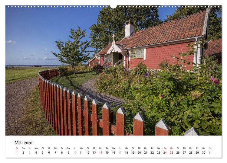 Produktbild: Schweden - Die Highlights von Sm&aring;land bis zur Westk&uuml;ste (Wandkalender 2026 DIN A2 quer), CALVENDO Monatskalender
