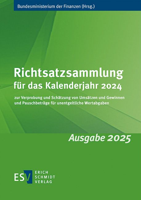 Produktbild: Richtsatzsammlung f&uuml;r das Kalenderjahr 2024