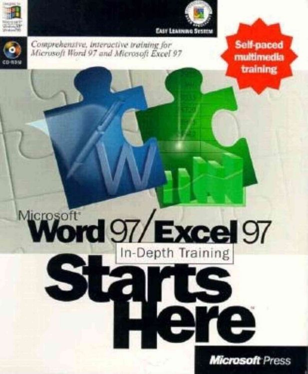 Produktbild: Microsoft Word 97 / Microsoft Excel 97 In-Depth Training Starts Here, 1 CD-ROM