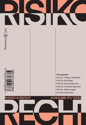 Produktbild: Risiko & Recht 01/2026