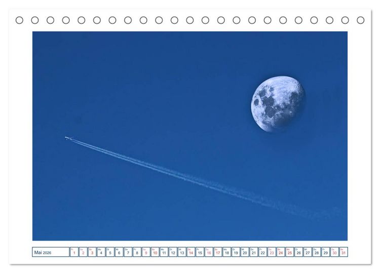 Produktbild: MoonMania (Tischkalender 2026 DIN A5 quer), CALVENDO Monatskalender