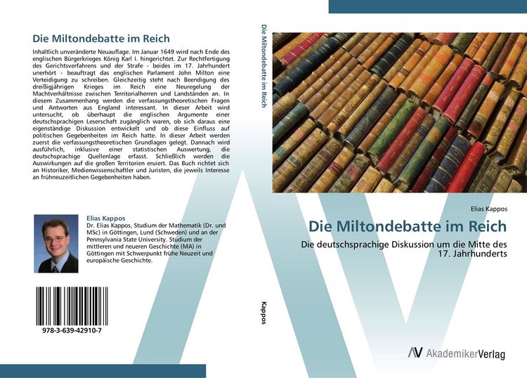 Produktbild: Die Miltondebatte im Reich