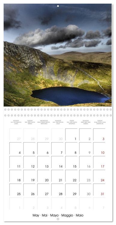 Produktbild: LAKE DISTRICT CUMBRIA Dramatic Art Photos (Wall Calendar 2026 12 &times; 12 Inch) CALVENDO 12 Month Wall Calendar