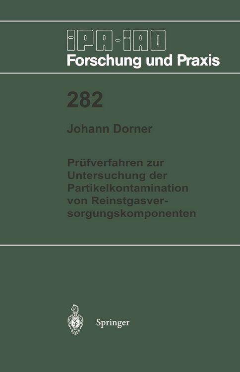 Produktbild: Pr&uuml;fverfahren zur Untersuchung der Partikelkontamination von Reinstgasversorgungskomponenten