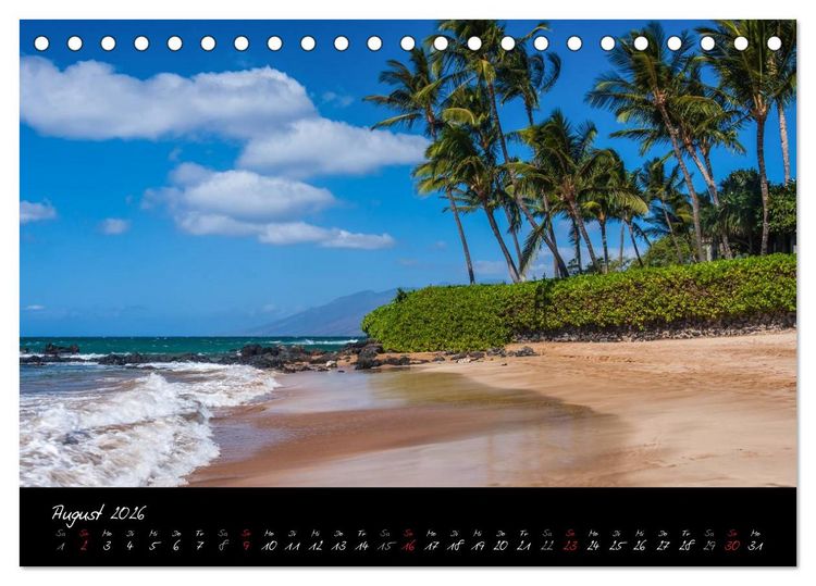 Produktbild: Maui Hawaii - Insel der T&auml;ler (Tischkalender 2026 DIN A5 quer), CALVENDO Monatskalender