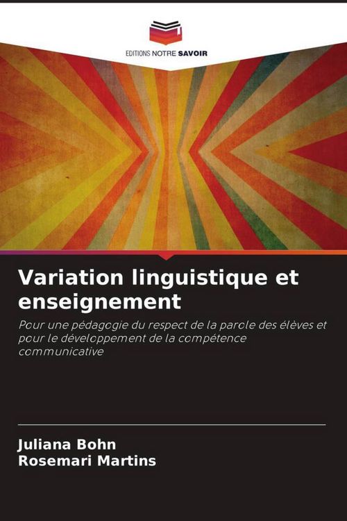 Produktbild: Variation linguistique et enseignement