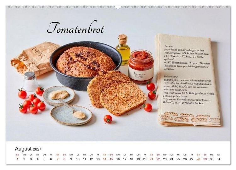 Produktbild: Tomatenzauber - frisch, w&uuml;rzig, selbst gemacht (Wandkalender 2027 DIN A2 quer), CALVENDO Monatskalender
