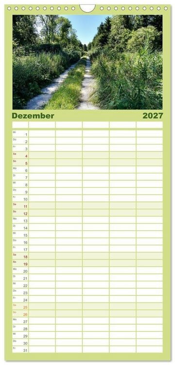 Produktbild: Familienplaner 2027 - Das idyllische Usedom mit 5 Spalten (Wandkalender, 21 x 45 cm) CALVENDO
