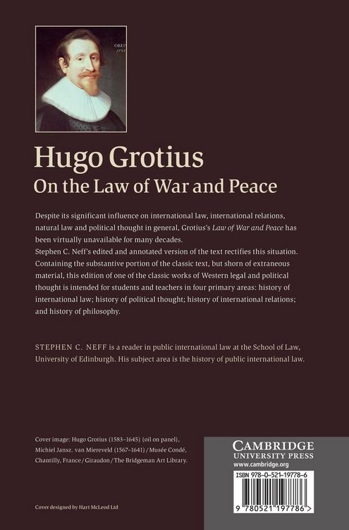 Produktbild: Hugo Grotius on the Law of War and Peace