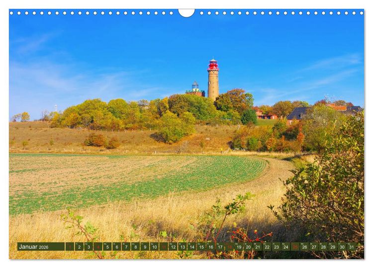 Produktbild: Kap Arkona und das alte Fischerdorf Vitt (Wandkalender 2026 DIN A3 quer), CALVENDO Monatskalender