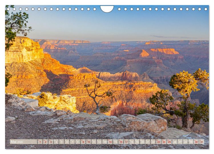 Produktbild: Grand Canyon - Perspektiven einer au&szlig;ergew&ouml;hnlichen Schlucht (Wandkalender 2026 DIN A4 quer), CALVENDO Monatskalender