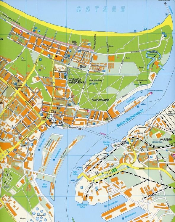 Produktbild: Heringsdorf, Ahlbeck, Bansin & Swinem&uuml;nde Ortspl&auml;ne