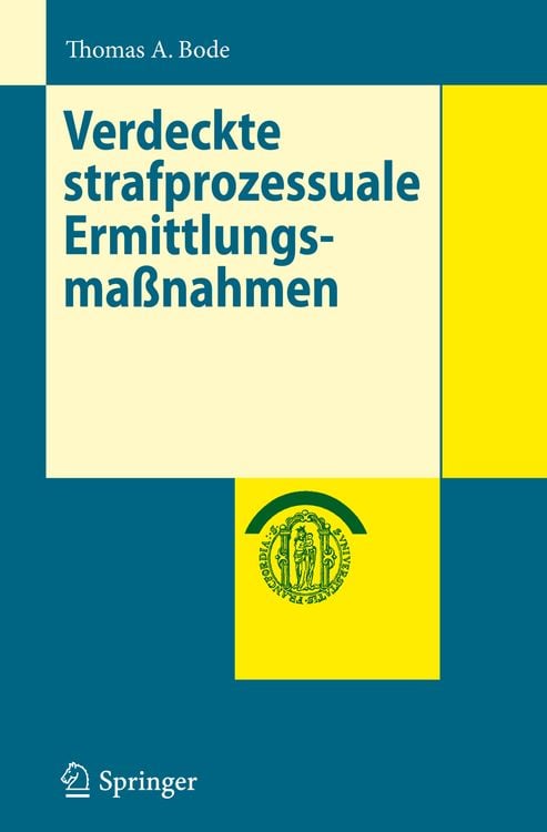 Produktbild: Verdeckte strafprozessuale Ermittlungsma&szlig;nahmen