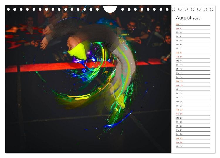 Produktbild: Break Dance B-boys & B-girls (Wandkalender 2026 DIN A4 quer), CALVENDO Monatskalender