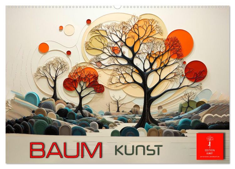 Produktbild: Baum Kunst (Wandkalender 2026 DIN A2 quer), CALVENDO Monatskalender