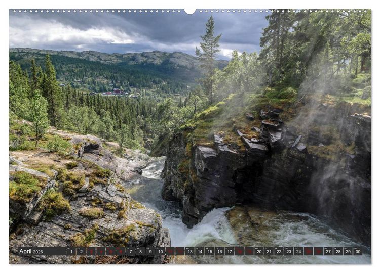 Produktbild: Norwegen, Oppland (Wandkalender 2026 DIN A2 quer), CALVENDO Monatskalender