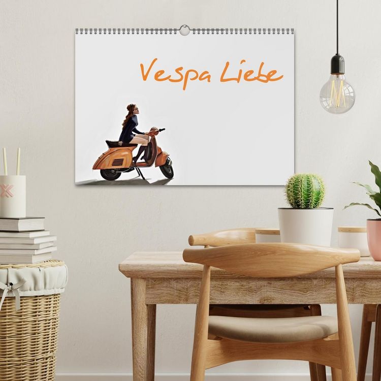 Produktbild: Vespa Liebe (Wandkalender 2027 DIN A3 quer), CALVENDO Monatskalender