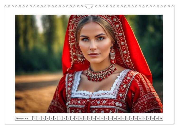 Produktbild: Farbenfrohe Frauenpower (Wandkalender 2026 DIN A3 quer), CALVENDO Monatskalender