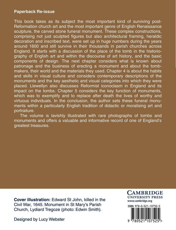 Produktbild: Funeral Monuments in Post-Reformation England
