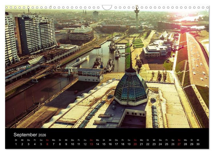 Produktbild: Bremerhaven - Blickpunkte (Wandkalender 2026 DIN A3 quer), CALVENDO Monatskalender