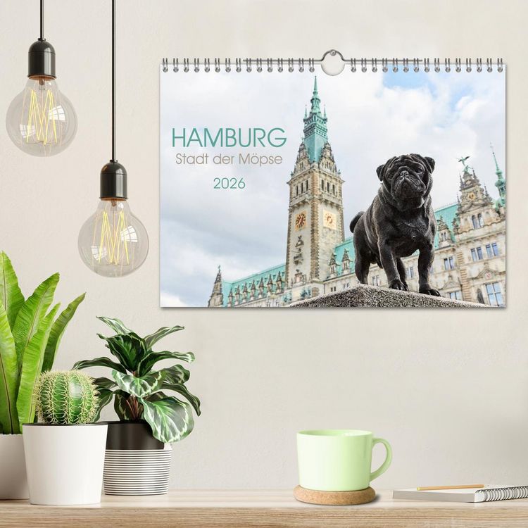 Produktbild: Hamburg - Stadt der M&ouml;pse (Wandkalender 2026 DIN A4 quer), CALVENDO Monatskalender