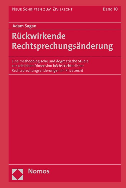 Produktbild: R&uuml;ckwirkende Rechtsprechungs&auml;nderung