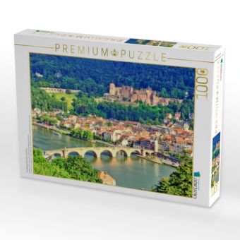 Produktbild: CALVENDO Puzzle Heidelberger Altstadt mit Schloss | 1000 Teile Lege-Gr&ouml;&szlig;e 64x48cm Foto-Puzzle f&uuml;r gl&uuml;ckliche Stunden