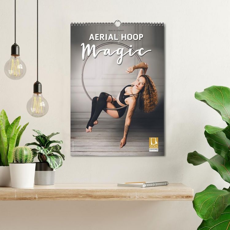 Produktbild: Aerial Hoop Magic (Wandkalender 2026 DIN A3 hoch), CALVENDO Monatskalender