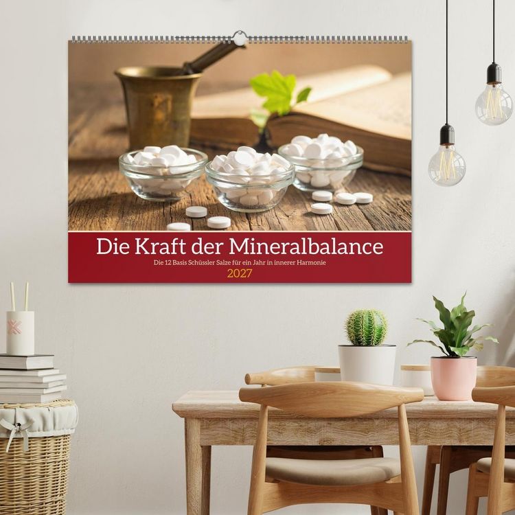 Produktbild: Die Kraft der Mineralbalance (Wandkalender 2027 DIN A2 quer), CALVENDO Monatskalender
