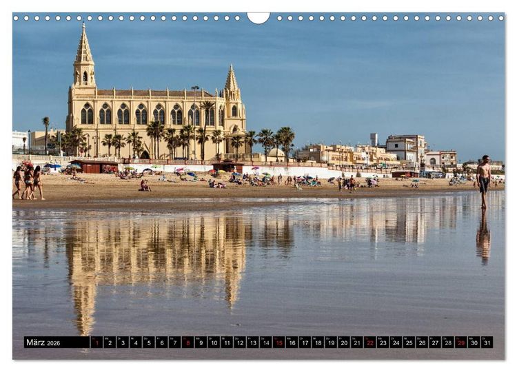 Produktbild: Farbenpr&auml;chtiges Andalusien (Wandkalender 2026 DIN A3 quer), CALVENDO Monatskalender