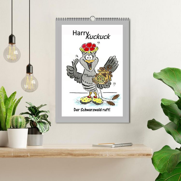 Produktbild: HarryKuckuck - Der Schwarzwald ruft (Wandkalender 2026 DIN A3 hoch), CALVENDO Monatskalender