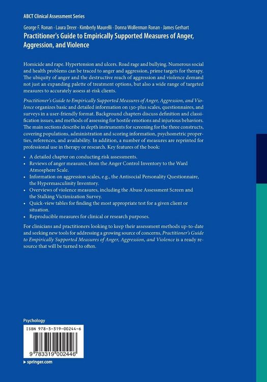 Produktbild: Practitioner's Guide to Empirically Supported Measures of Anger, Aggression, and Violence