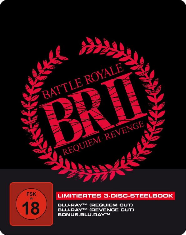 Produktbild: Battle Royale 2 - Limitiertes 3-Disc SteelBook inkl. Requiem Cut, Revenge Cut und Bonus-BD (Blu-Ray)
