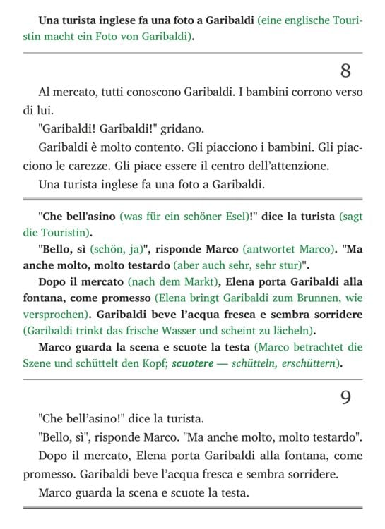 Produktbild: Italienisch lernen mit lustigen Kurzgeschichten (A1-A2) - L&rsquo;Asino di Positano (+ Audio-Online)